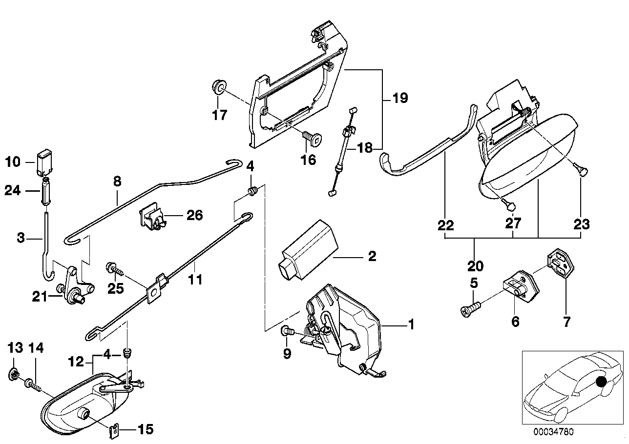BMW Anschlagpuffer E36 E38 E39 E46 E53 E61 E64 E85 E86 E87 F07 F1