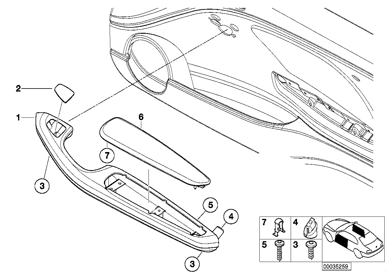 BMW Klammer E46 51438252477 - Bildposition 07