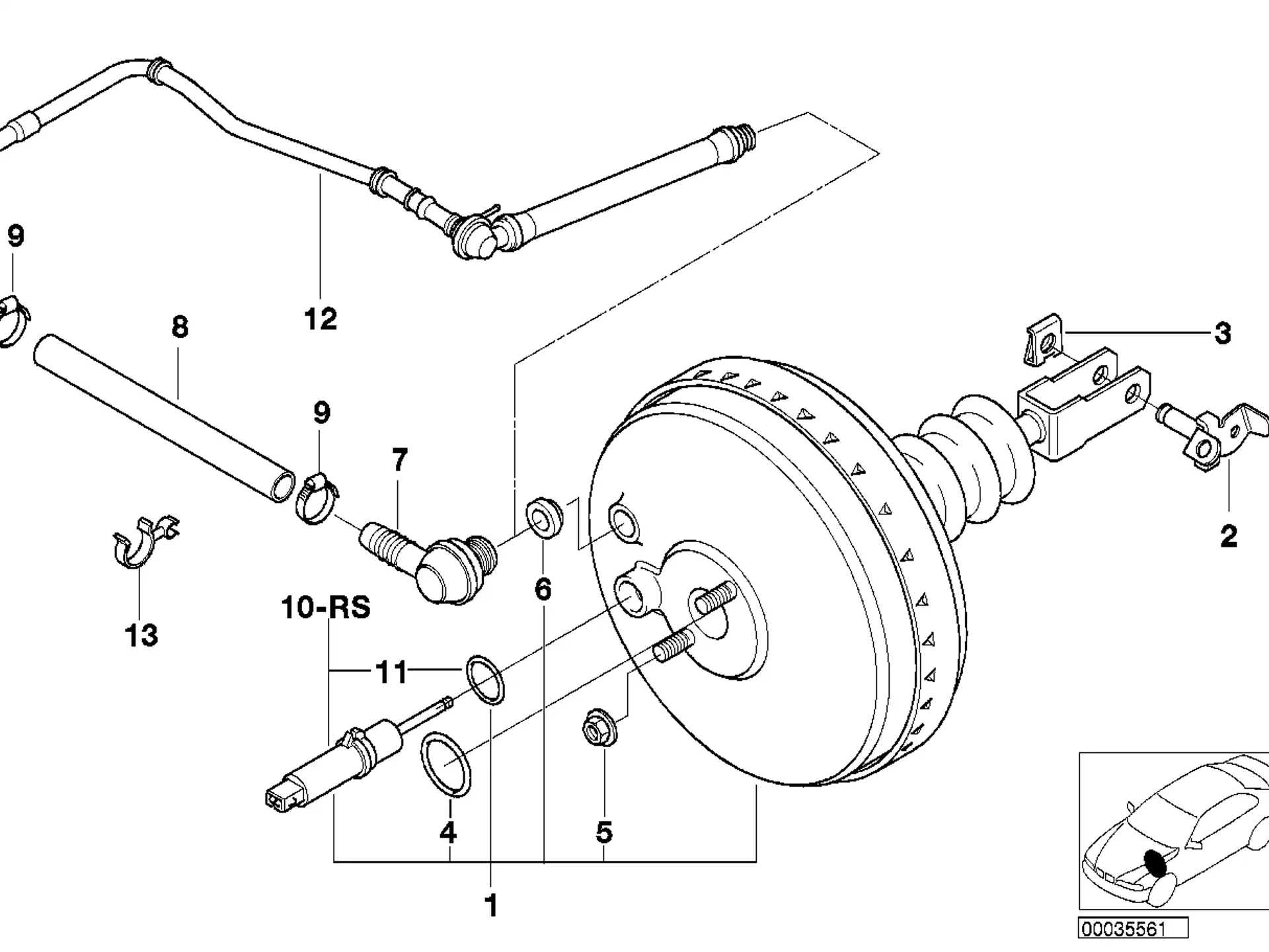 BMW Winkel Rückschlagventil E36 E38 E39 E46 E52 E53 34331161300