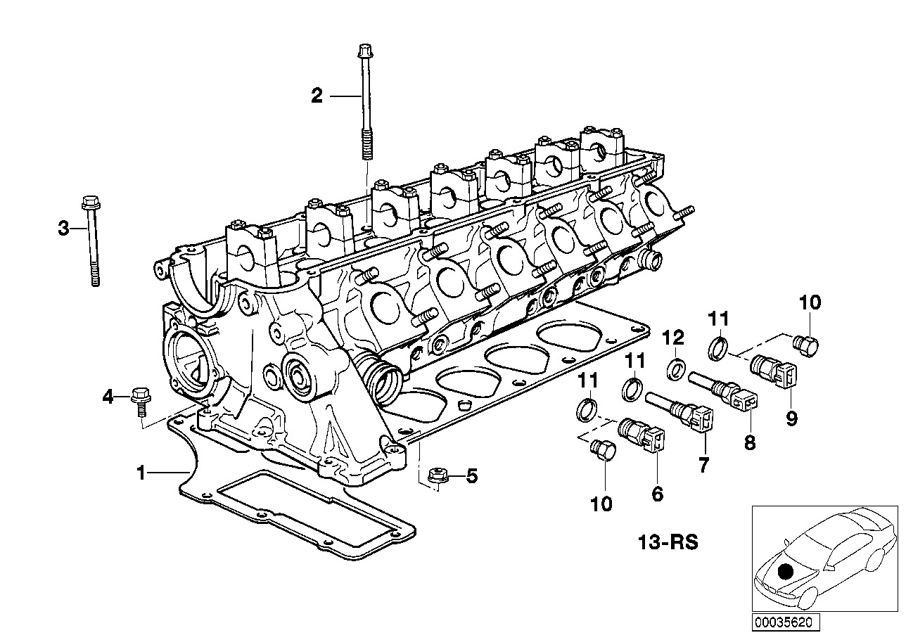 BMW Temperaturschalter 12632243816 - Bildposition 06