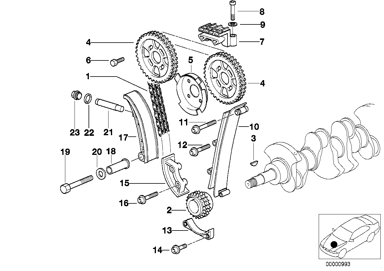 BMW Gleitschiene E36 11311743046 - Bildposition 07
