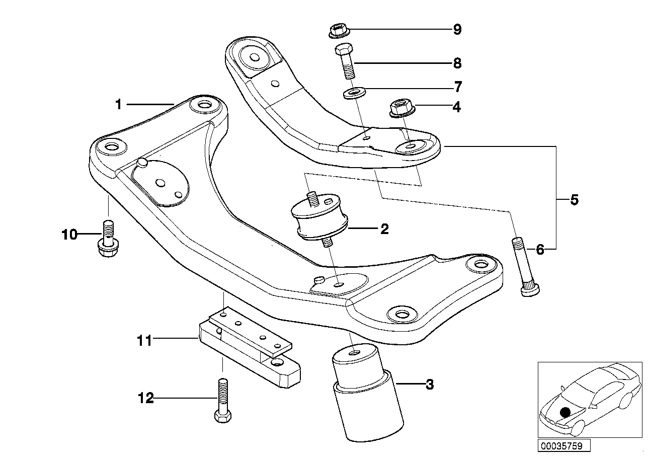 BMW Schwingungstilger E38 E39 22311094105
