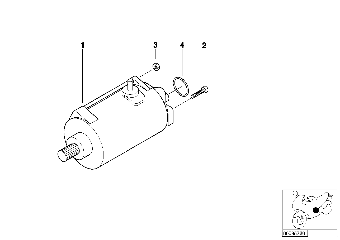 BMW Starter 12412305907