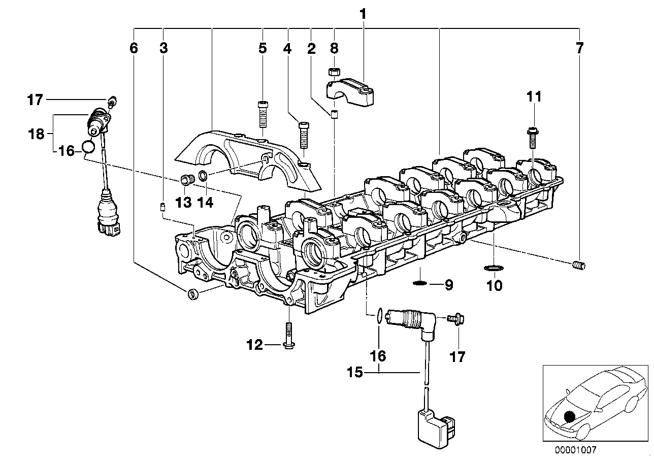 BMW Einlassnockenwellensensor E36 12141404765
