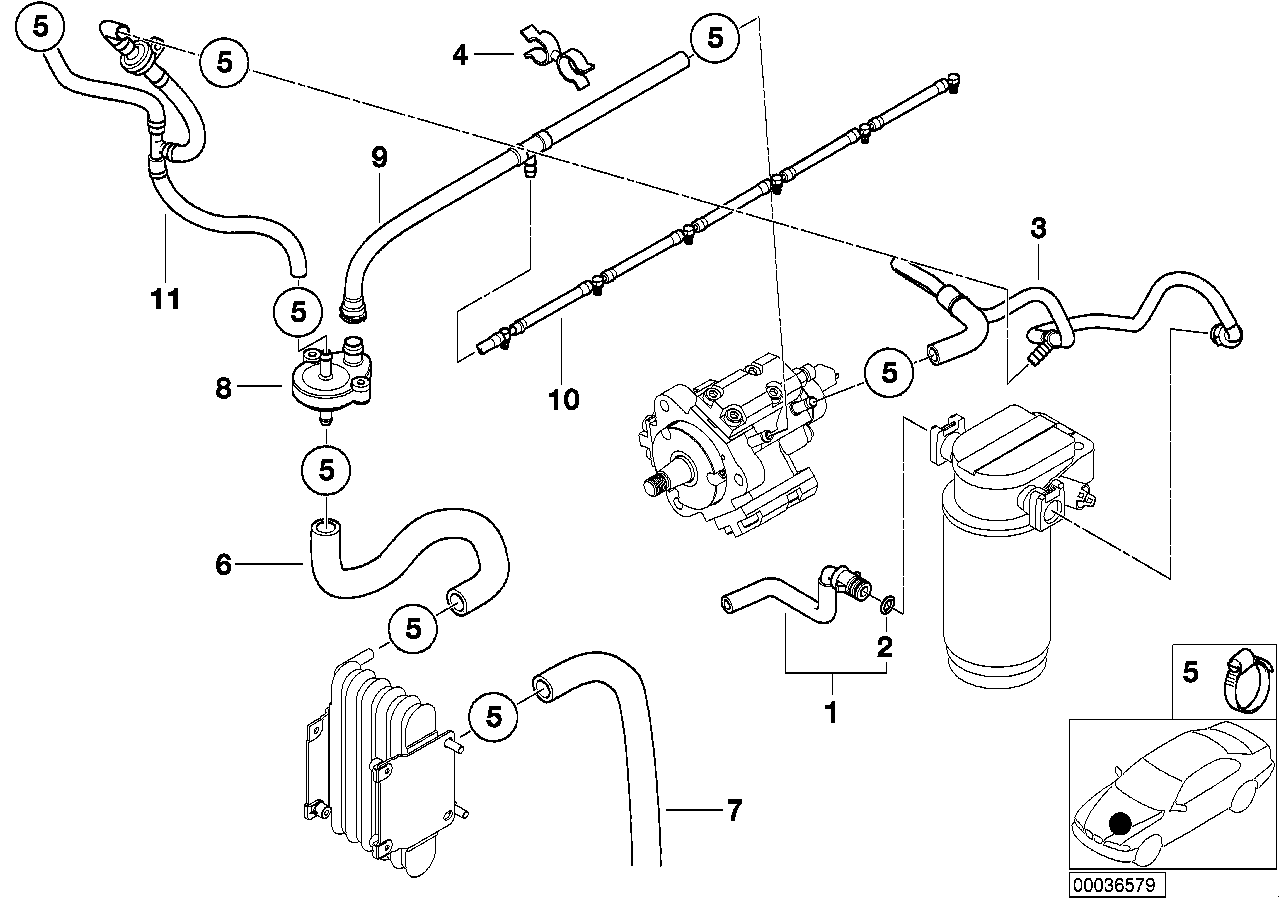 BMW Druckbegrenzer E39 16121184977 - 5er E39