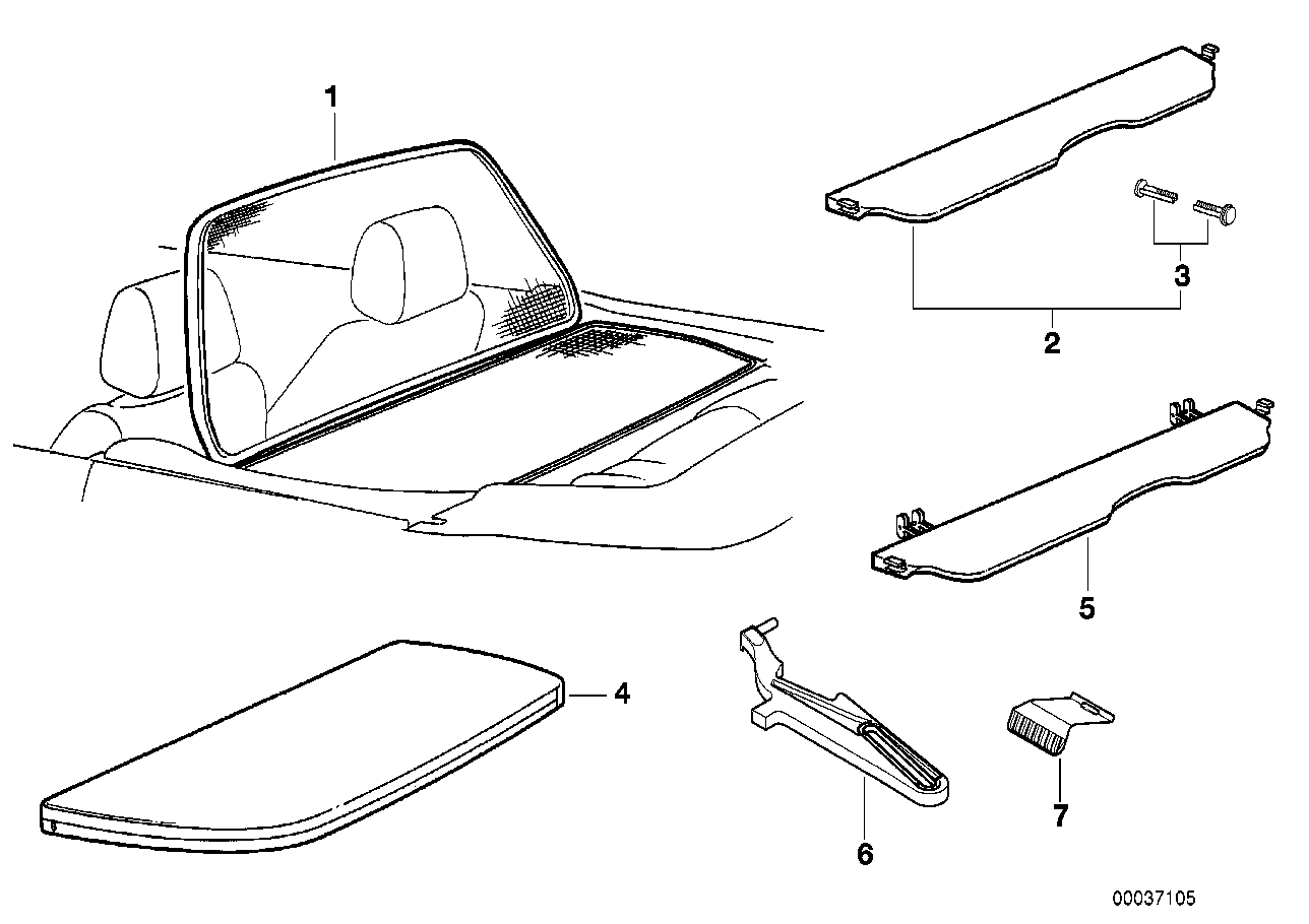 BMW Niet E30 82129403974 - Z1 E30