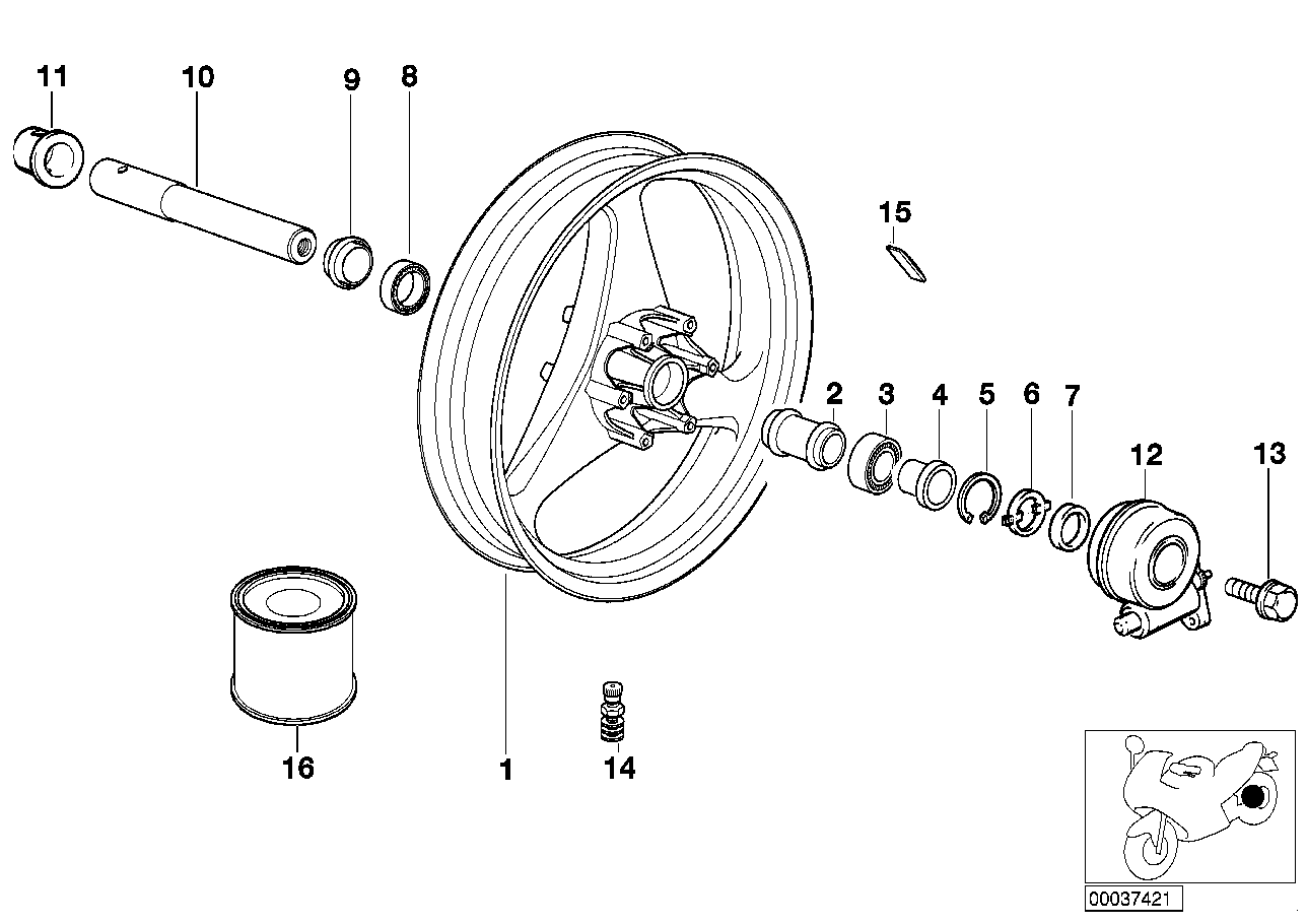 BMW Tachoantrieb R22 62122306078