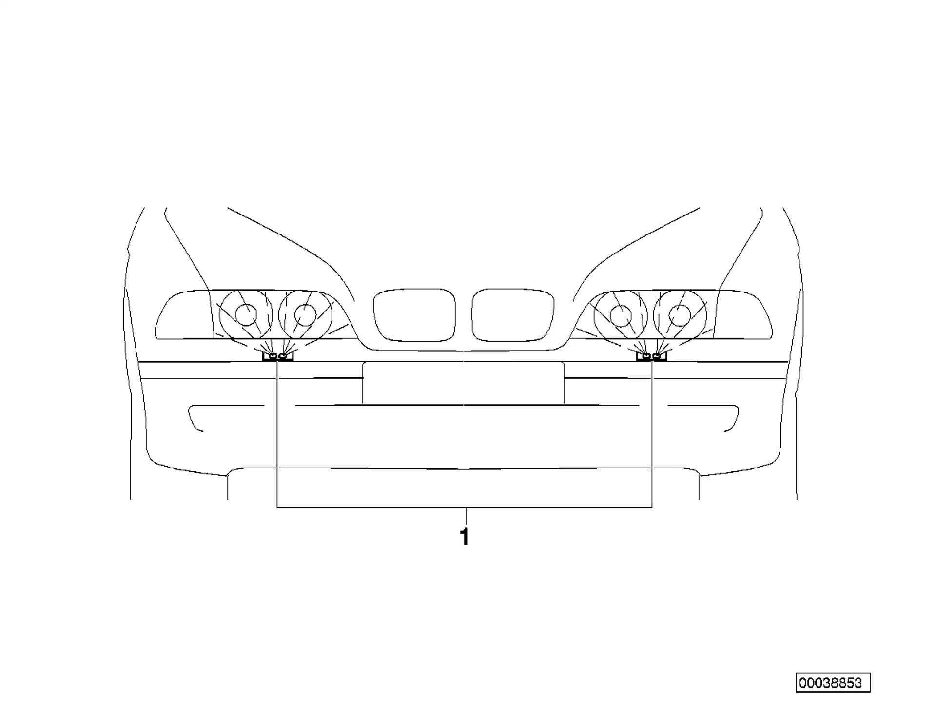 BMW Befüllkanal E39 61607038436