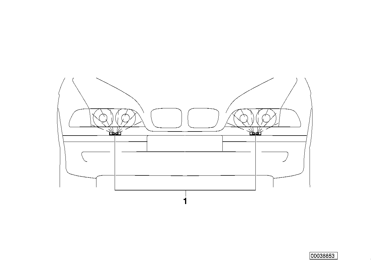 BMW Behälter Scheinwerferwaschanlage E46 61677895577