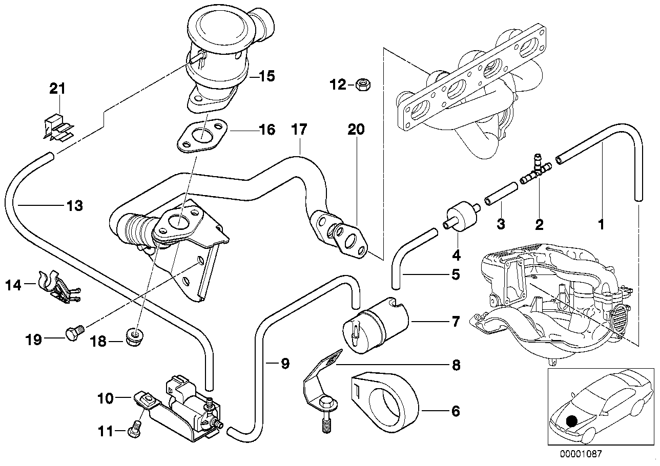 BMW Behälter E31 E34 E38 E39 E53 11611312762 - Z3, 5er, 7er, 8er,