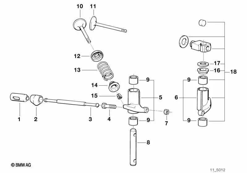 BMW Kipphebel 11331337715 - Bildposition 05