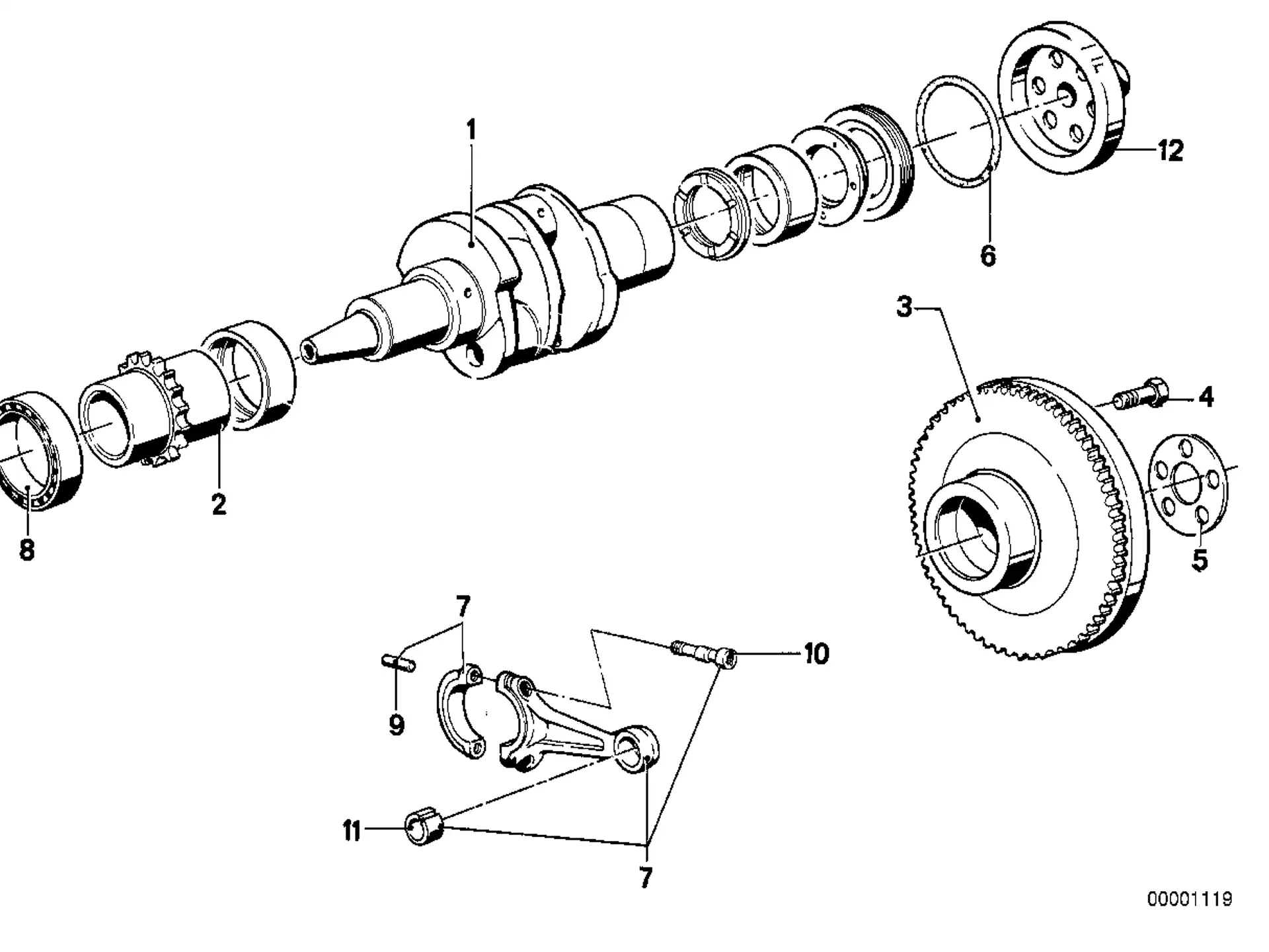 BMW Pleuelschraube R50 R60 R75 R90 R90S R45 R45T R65 R65T A10 11241337553
