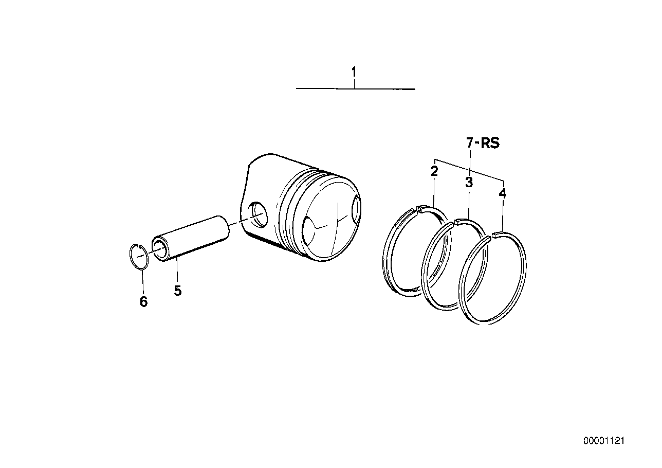 BMW Kolben 11251337993