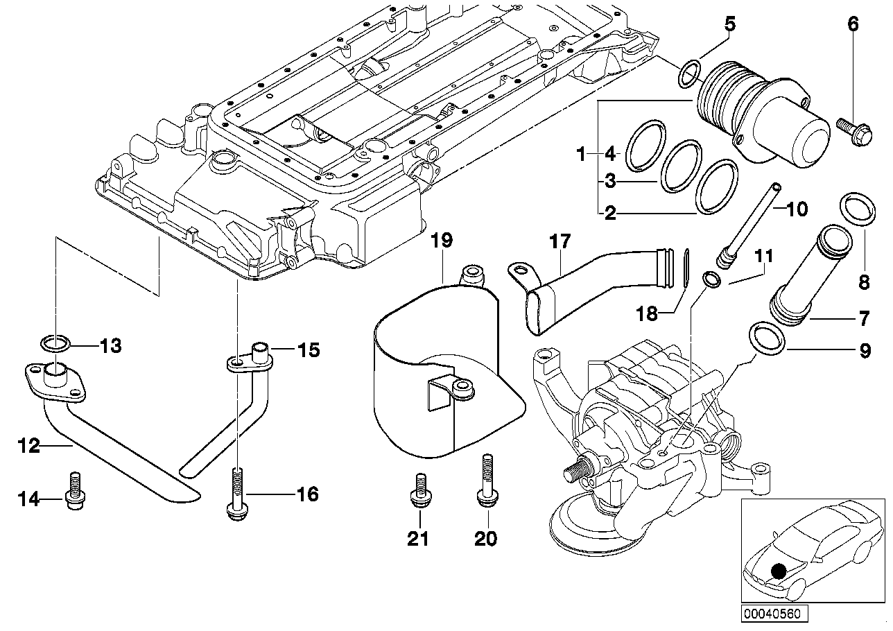 BMW O-Ring E39 E52 11421406872 - Bildposition 09