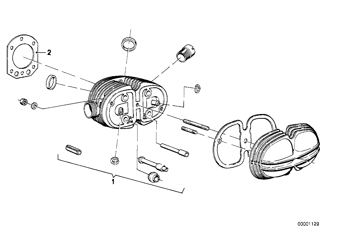 BMW Sechskantmutter A61 A67 K25 K25H K26 K27 K28 K29 K30 R21 R21A