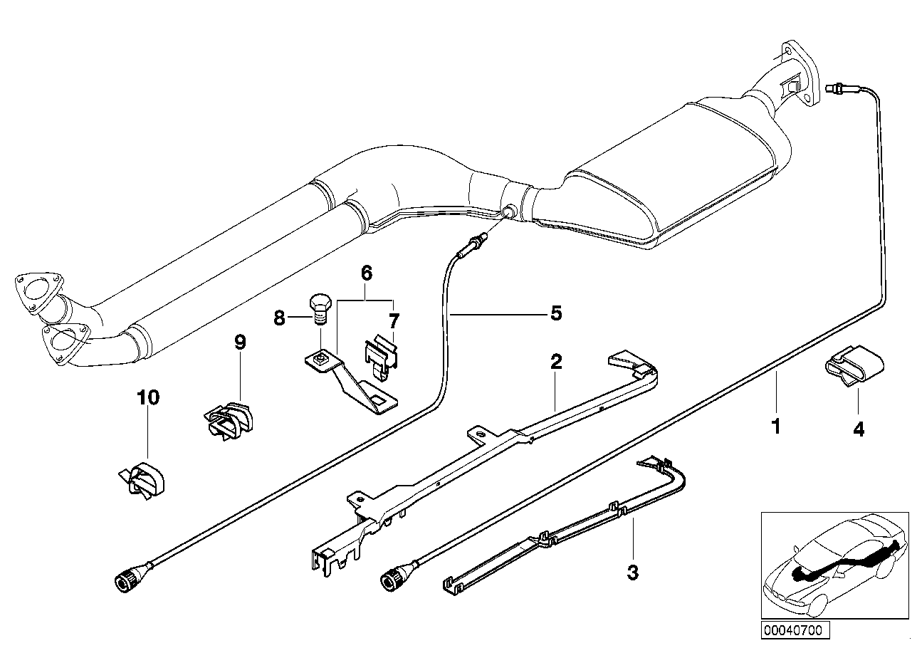 BMW Führungsrohr Oberteil E36 11781427639 - Bildposition 03
