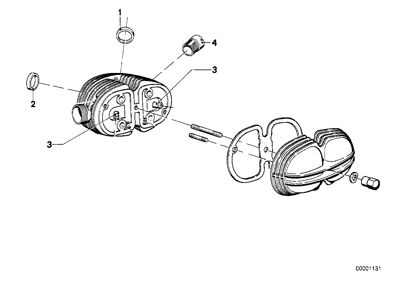 BMW Schraubstutzen R90S 11121259819