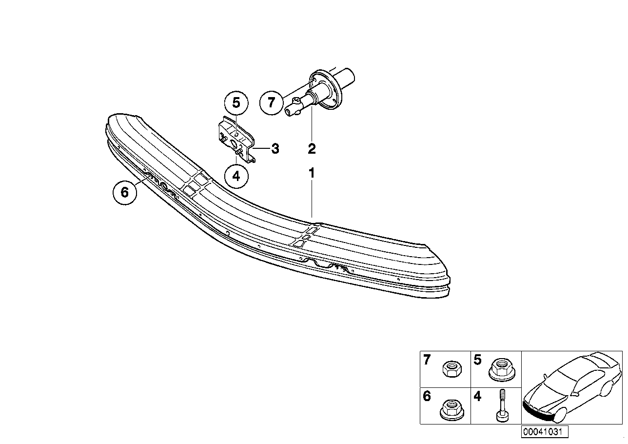 BMW Halter E36 51111977308