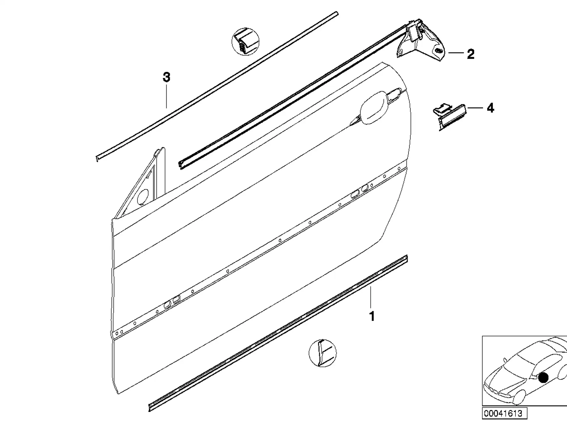 BMW Schachtabdeckung aussen links E46 51328227625