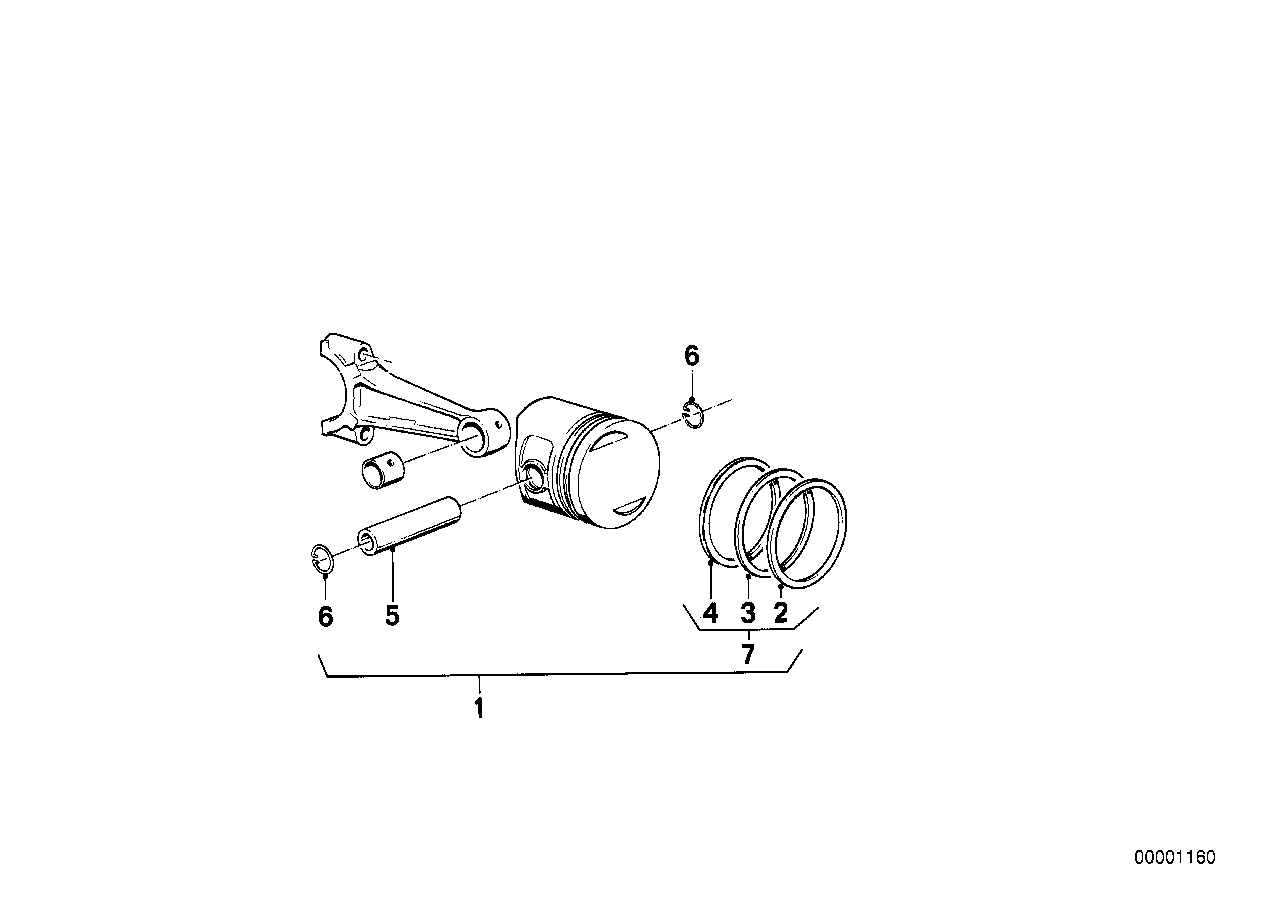 BMW Kolben 11251461371