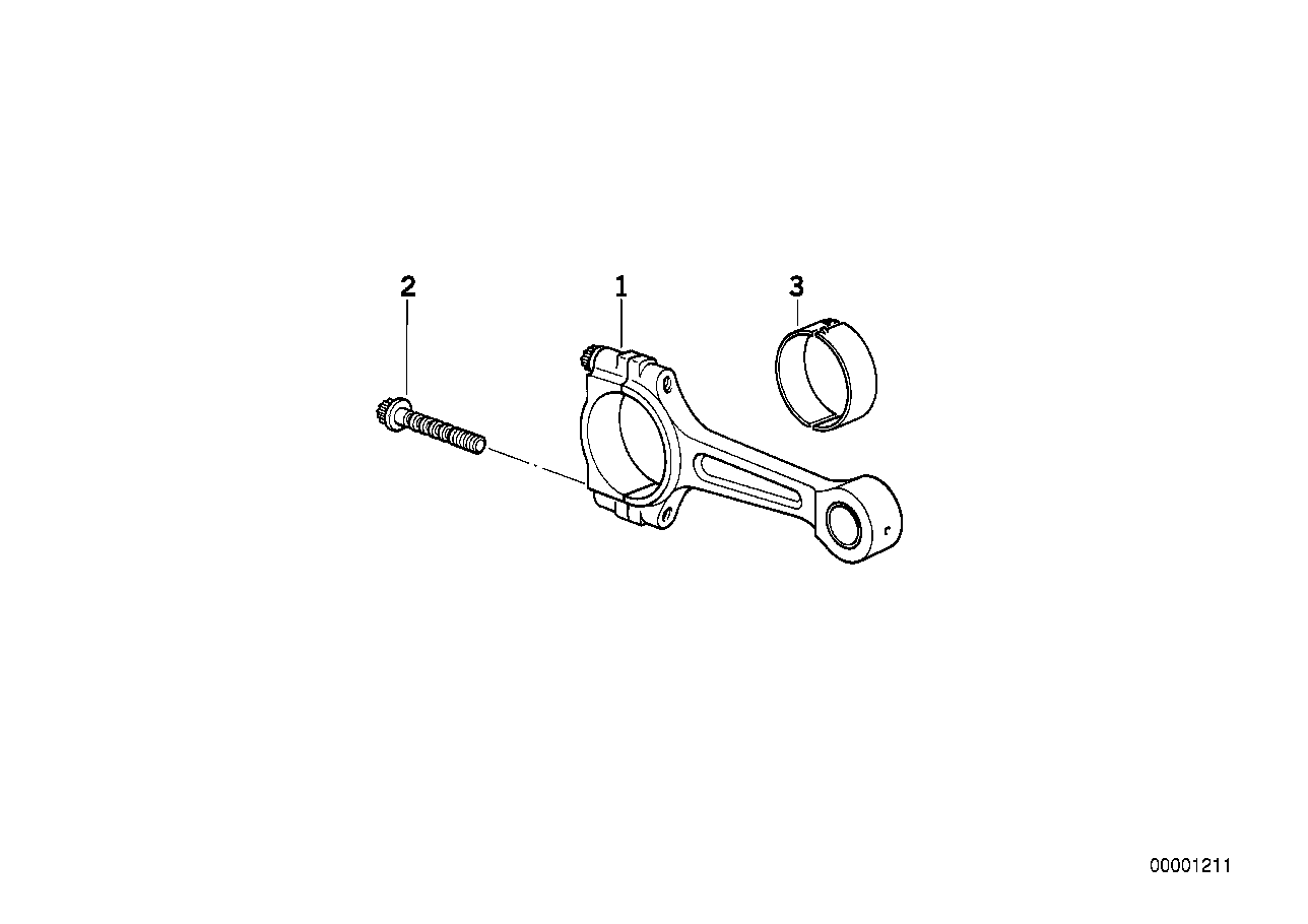 BMW Pleuelschraube A61 K41 11241341277