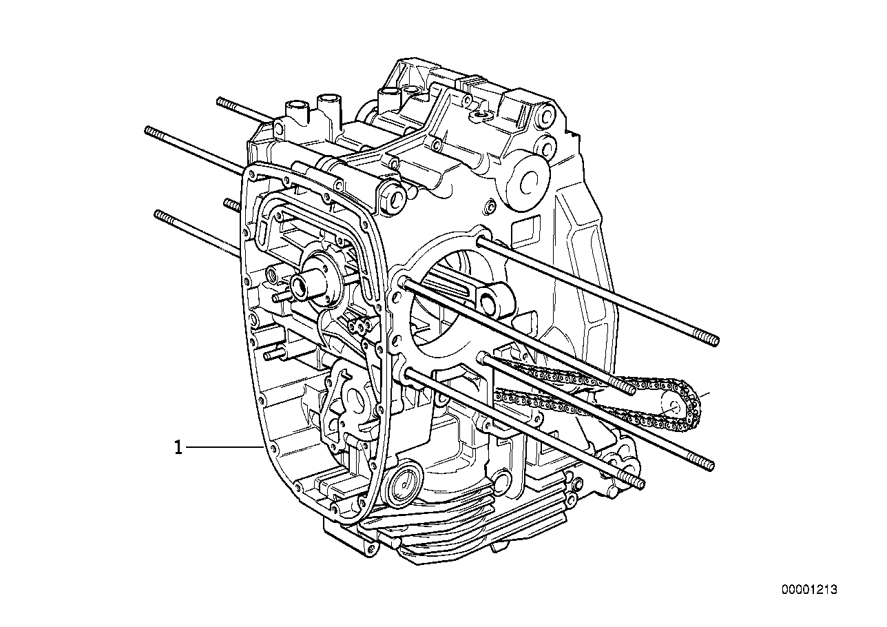 BMW Triebwerk schwarz K25H K26 K28 K29 11007717908