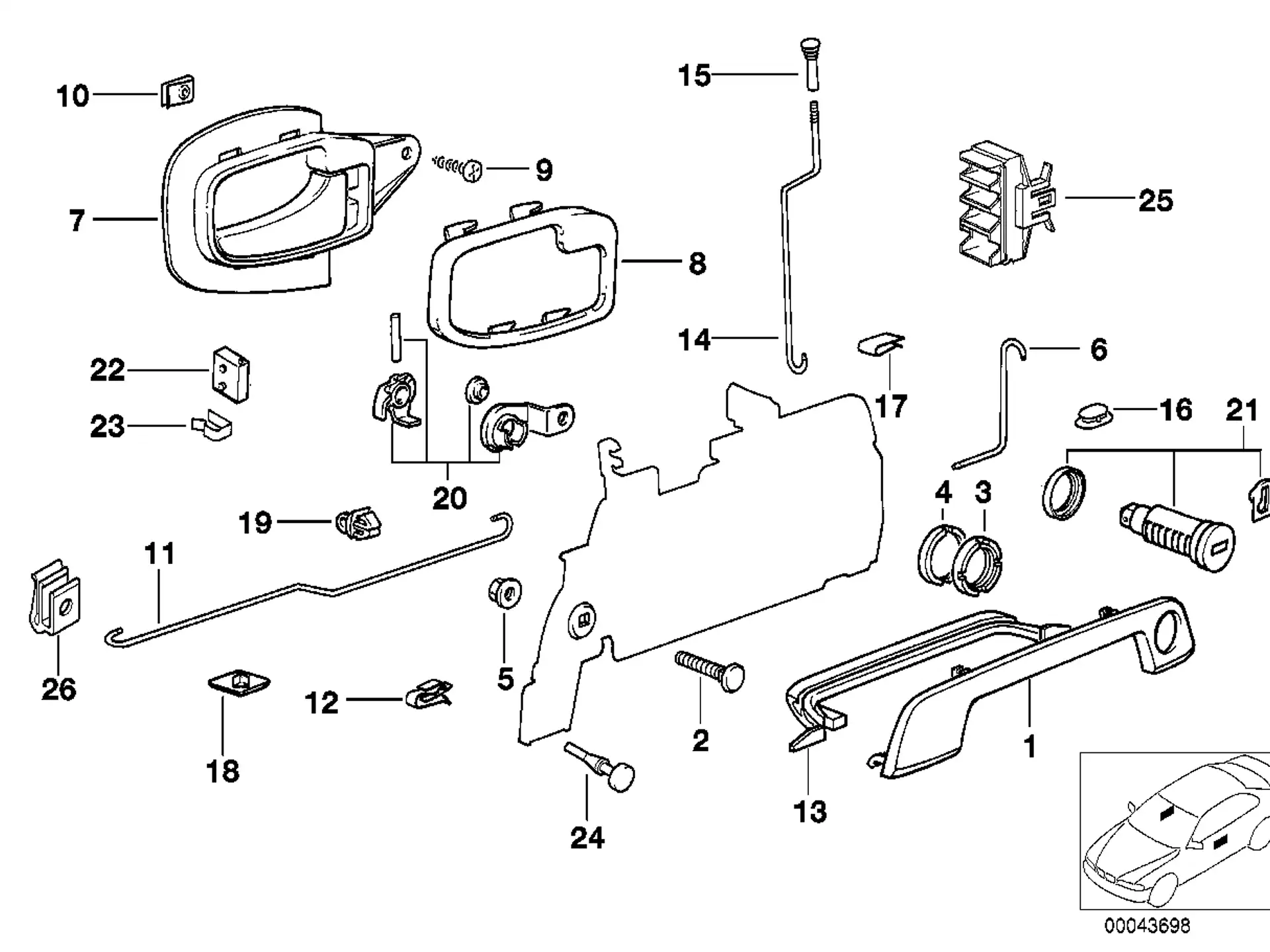 BMW Dichtung E32 E34 E36 51211928380