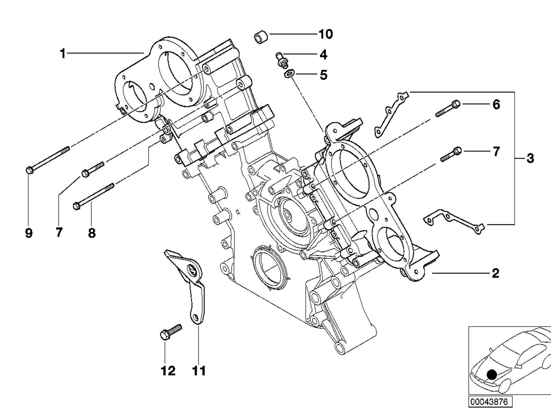 BMW Dichtung Metall E39 E52 11140001186