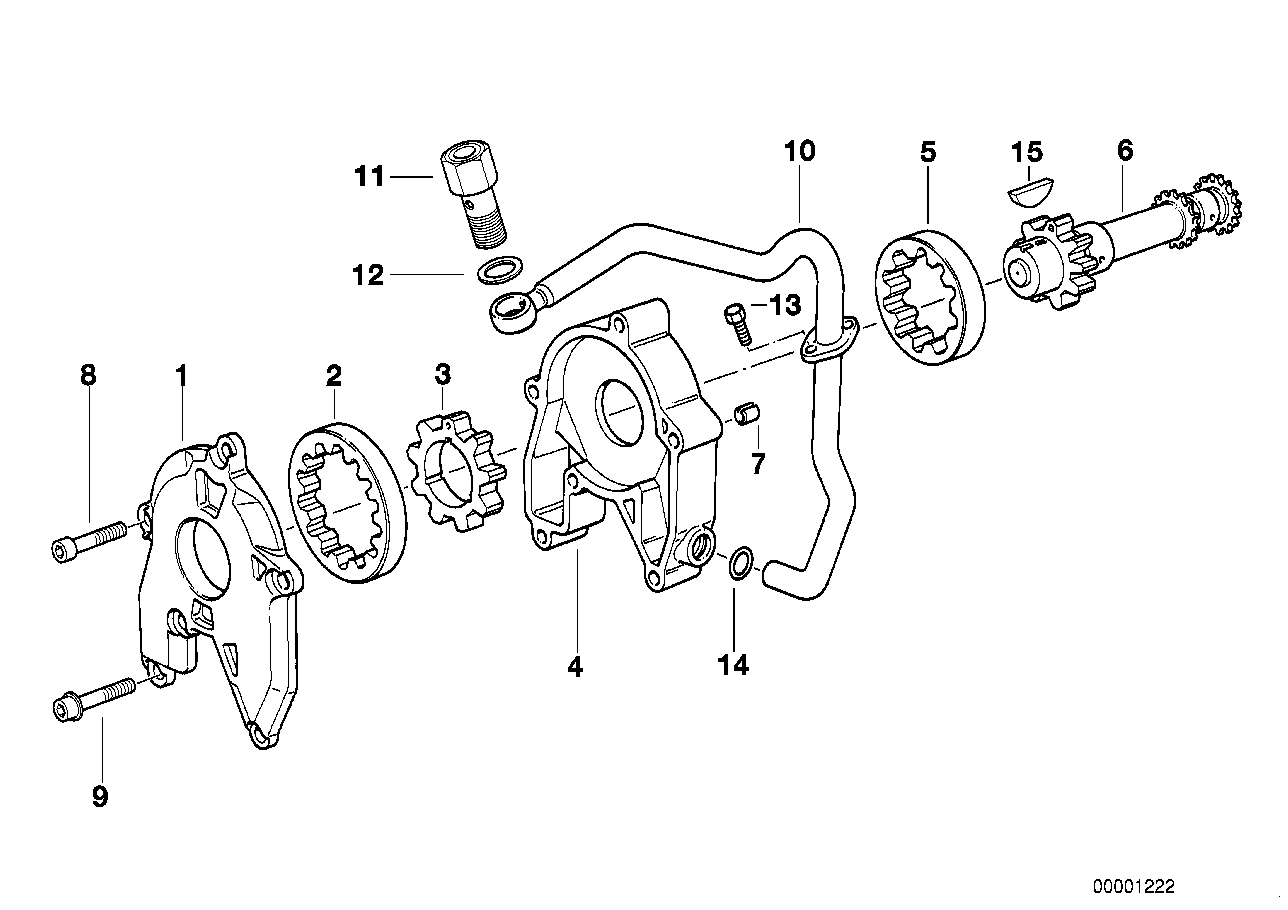 BMW Ölpumpendeckel A61 K30 R21 R21A R22 R28 11411341124