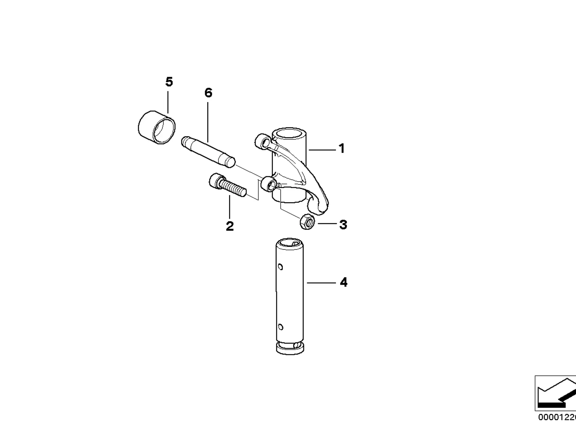 BMW Schraube A61 K30 R21 R21A R22 R28 11331341045