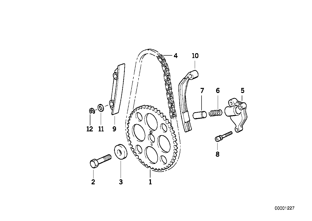 BMW Distanzscheibe A61 A67 A73 K21 K22 K23 K25 K25H K26 K27 K28 K