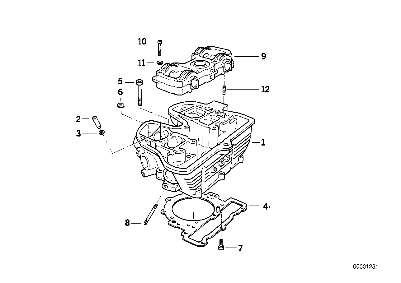 BMW Zylinderkopfdichtung 11122343031