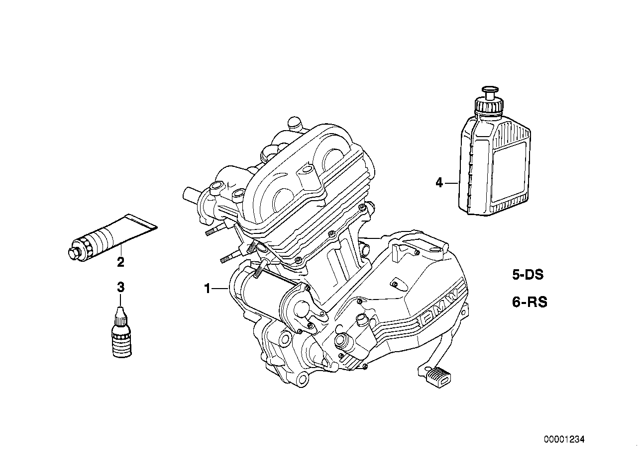 BMW Dichtungssatz Motor 11002343232 - Bildposition 05
