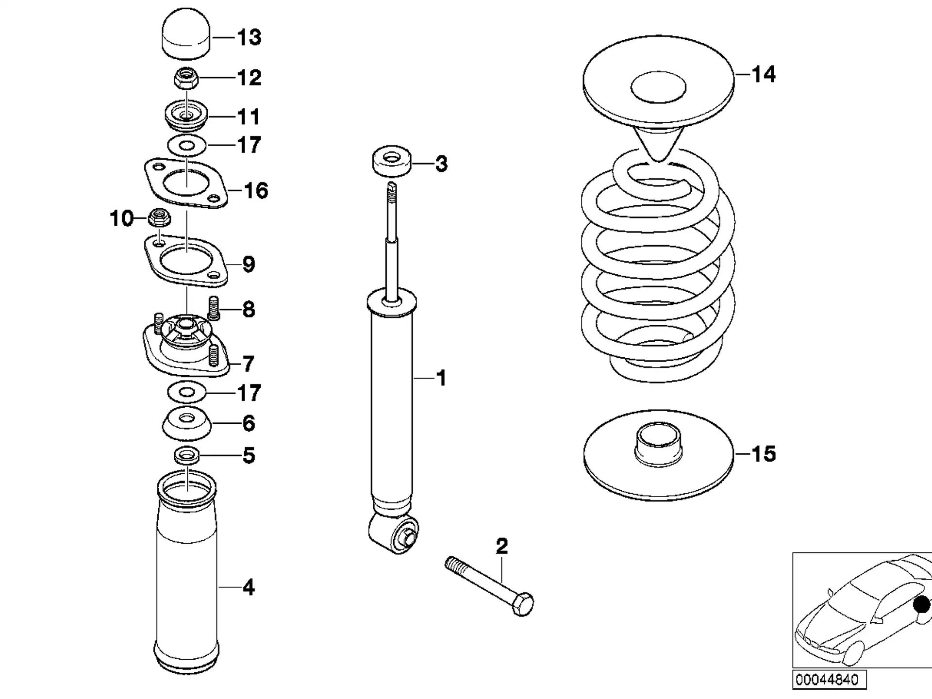 BMW Federunterlage oben 33531093935