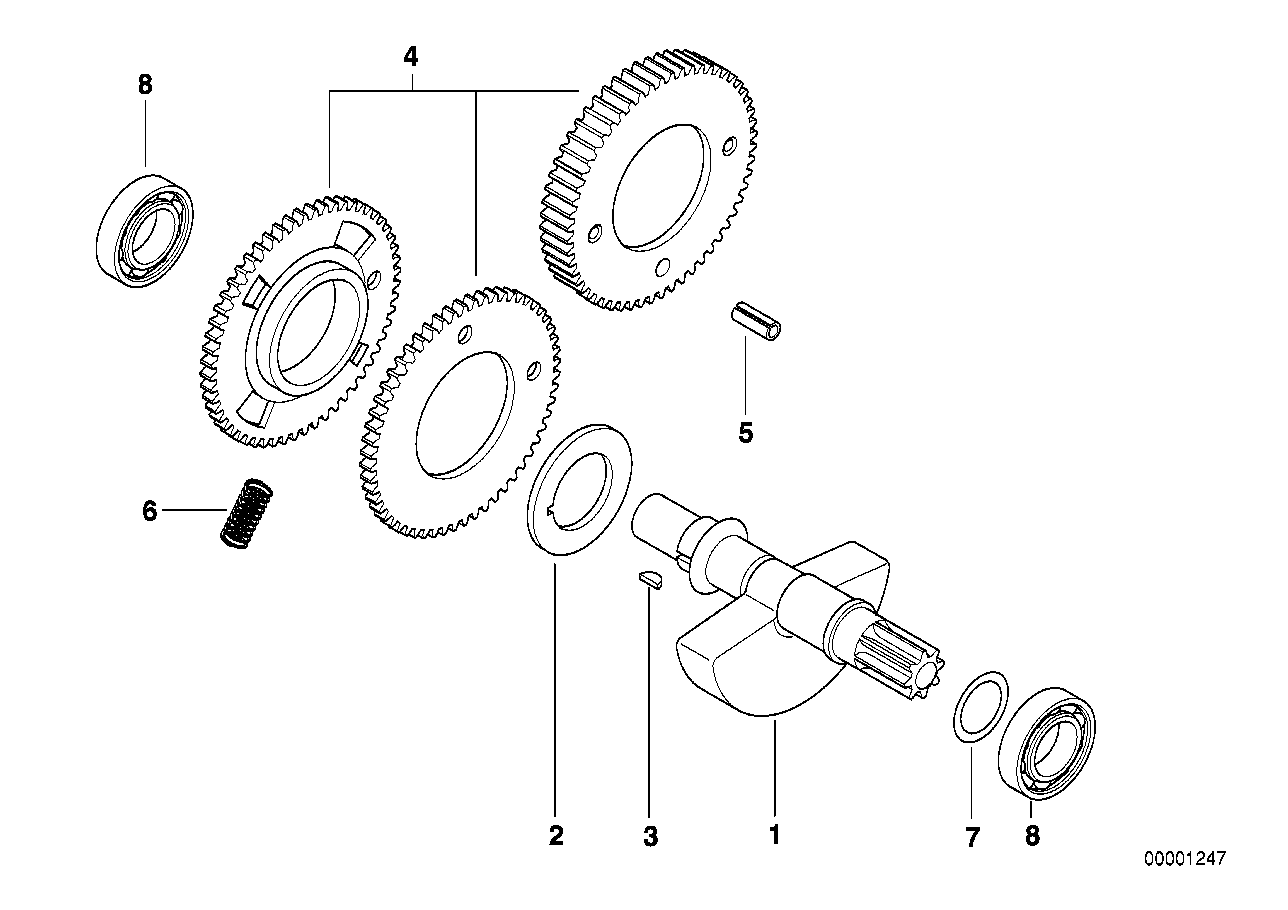 BMW Distanzscheibe K15 R13 11272343332