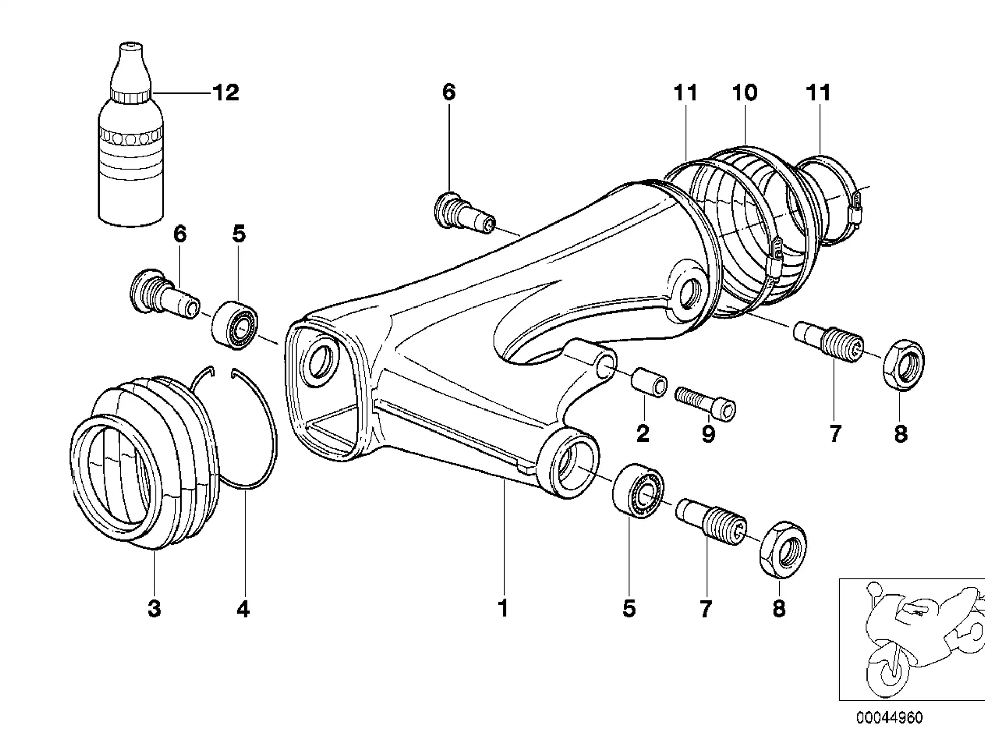 BMW Kabelbinder K41 R21 R21A R22 R28 33172335139