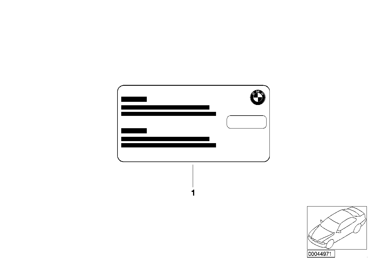 BMW Aufkleber E28 E30 E31 E32 E34 E36 E38 E39 E46 E52 E53 E60 E61