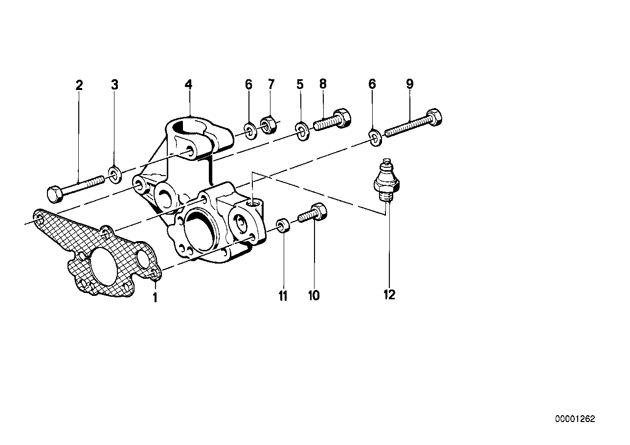 BMW Öldruckschalter A61 E28 E30 12611277642 - Z1 E30, 5er E28