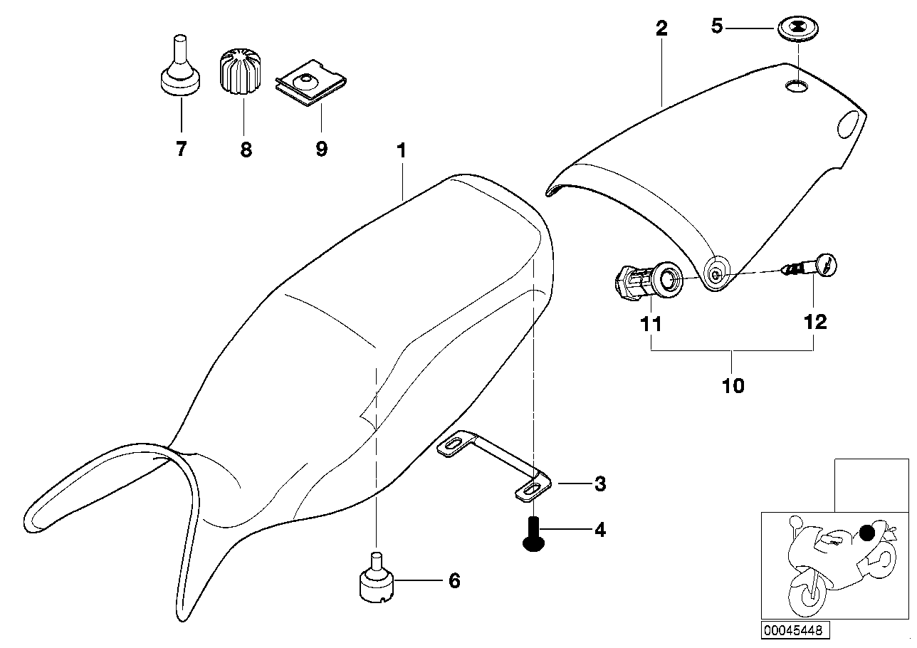 BMW Satz Verschluss 52537652853 - Bildposition 10
