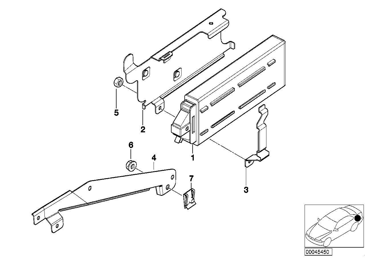 BMW Sechskantmutter E46 E60 E65 E66 F12 K26 K43 K71 K73 071299029