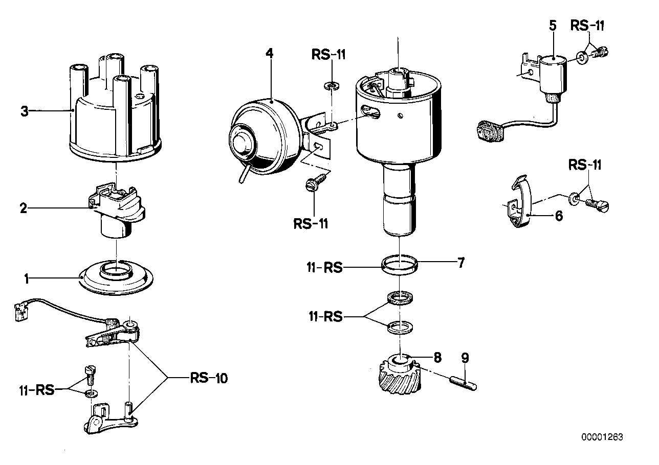 BMW Haltefeder E12 E21 12111360082 - Bildposition 06