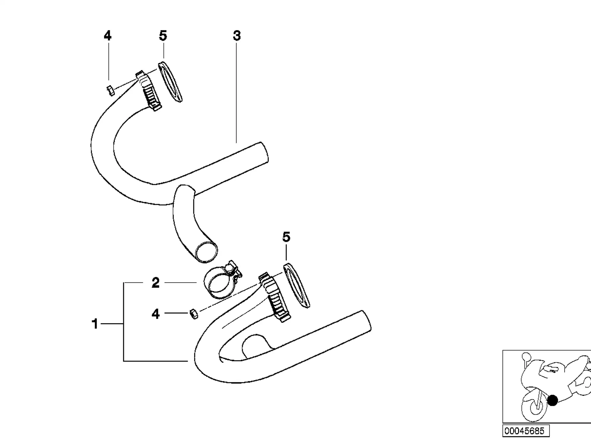 BMW Abgasdichtung A61 K30 R21 R21A R28 18211342463