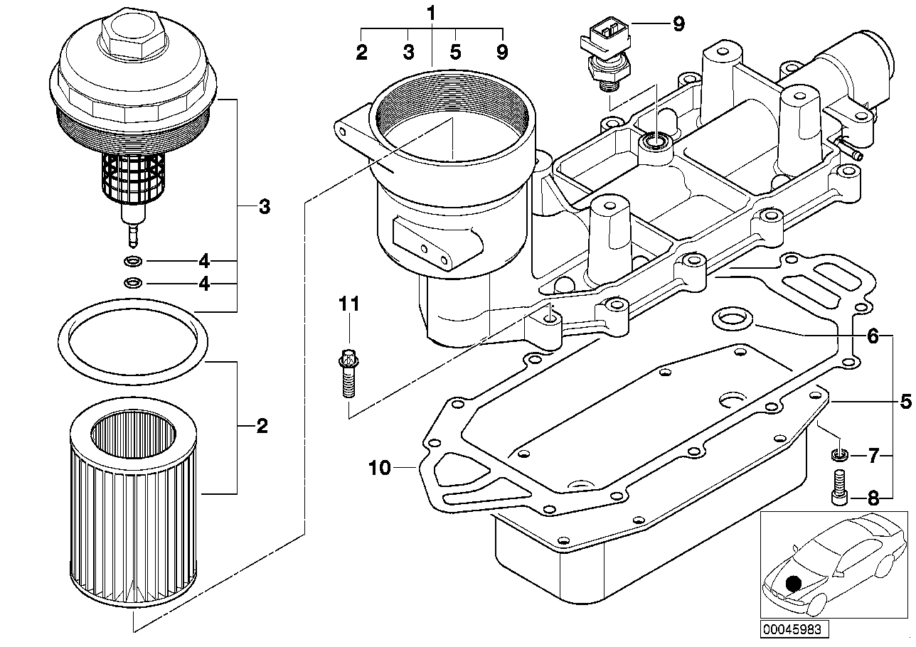 BMW Dichtring E38 E65 11427785375 - 7er E38 Limousine, 7er E65 Li