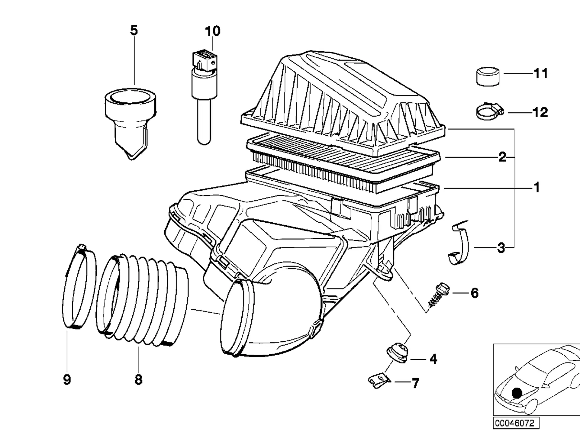 BMW Faltenbalg E31 13711729992