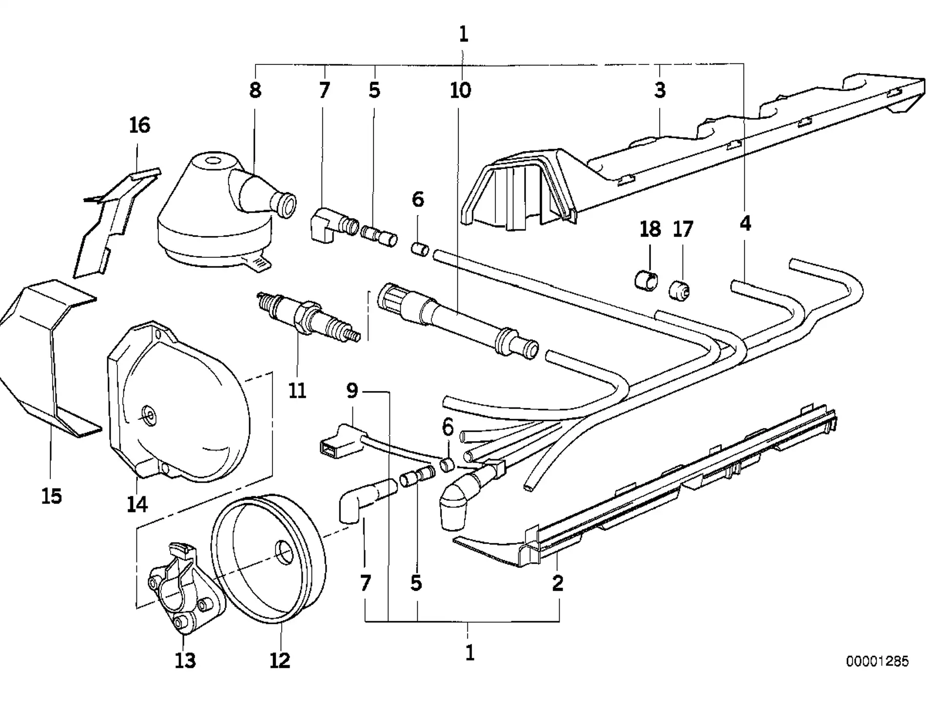 BMW Schutzkappe E30 E34 E36 12121715497