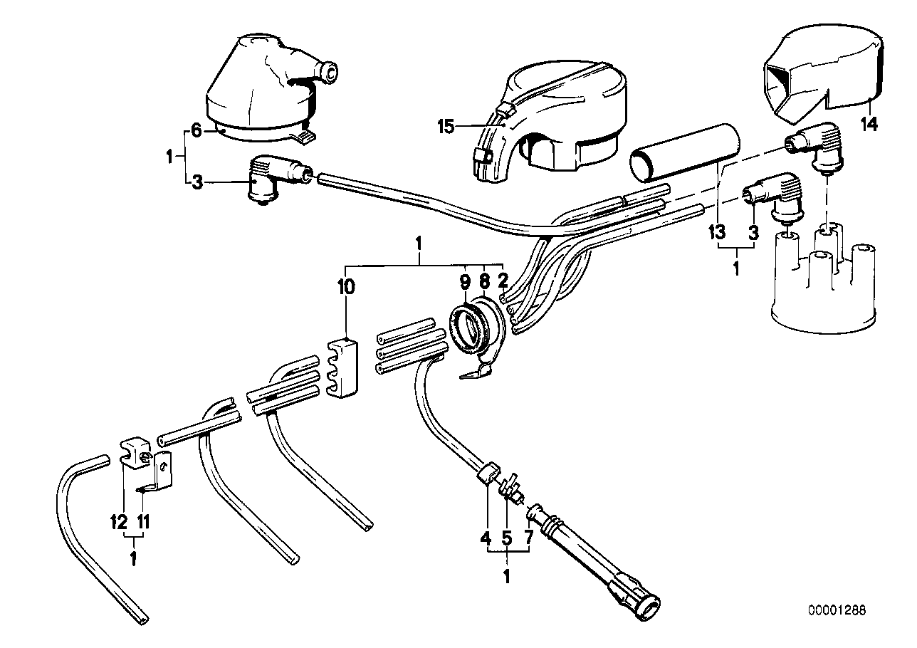 BMW Entstörstecker E12 E21 E23 E24 E28 E30 K41 12121289840