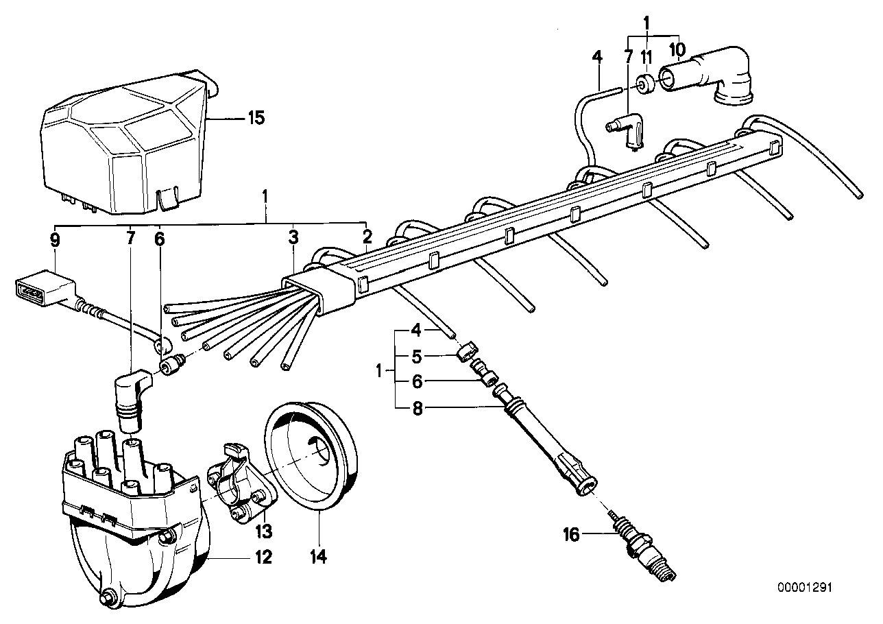 BMW Impulsgeber E24 E32 E34 12121722571 - 5er E34, 6er E24, 7er E