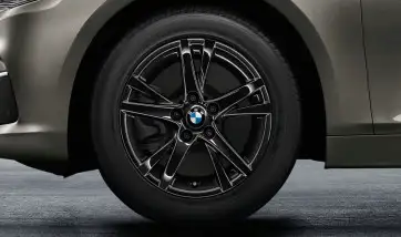 BMW Scheibenrad Leichtmetall schwarz F20 F44 F45 F46 36116874641