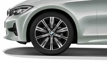 BMW Alufelge Doppelspeiche 782 jet black uni/glanzgedreht 7,5J ET