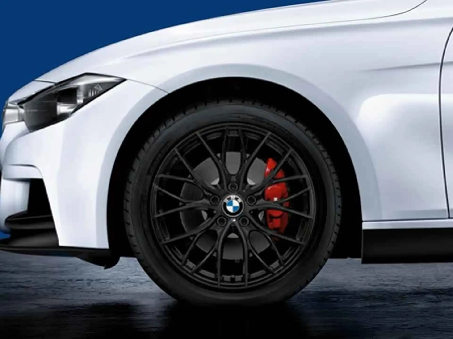 BMW Alufelge M Performance Doppelspeiche 405 18 Zoll schwarz 3er F30 F31 F34 GT 4er F32 F33 F36